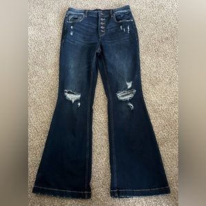 Maurices High Rise Flare, size 14 Long